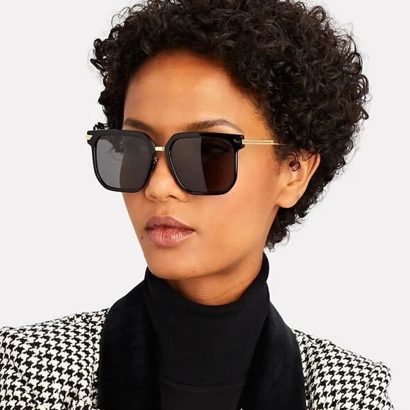 NEW BOTTEGA VENETA BV1083SA 001 WOMEN BLACK SQUARE SUNGLASSES NEW BOTTEGA VENETA BV1083SA 001 WOMEN BLACK | Mercari main image 4